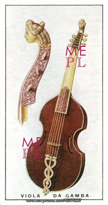 : Viola da Gamba (Leg Viol) - a Bass Viol : Viola da Gamba (Leg Viol) - a Bass Viol