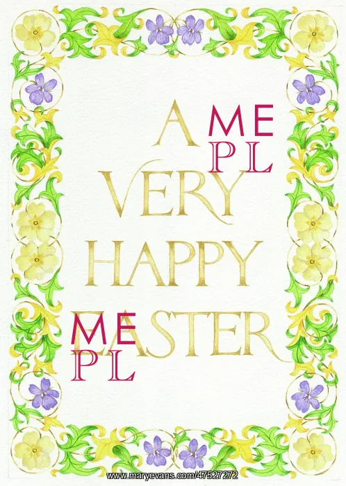 : Violets, Primroses & A VERY HAPPY EASTER : Violets, Primroses & A VERY HAPPY EASTER