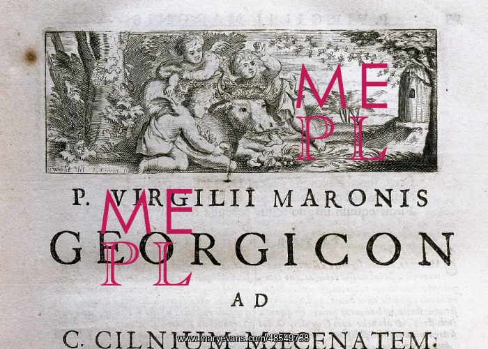  : Virgil (70-19 B.C.). Classical Roman poet. Georgics