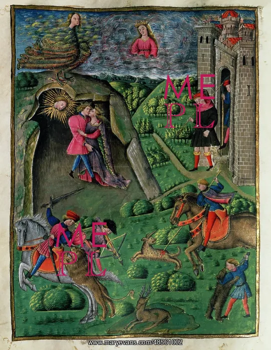 : Virgil (70Bc-19 BC). The Aeneid. Miniature. 15th century. Di : Virgil (70Bc-19 BC). The Aeneid. Miniature. 15th century. Di