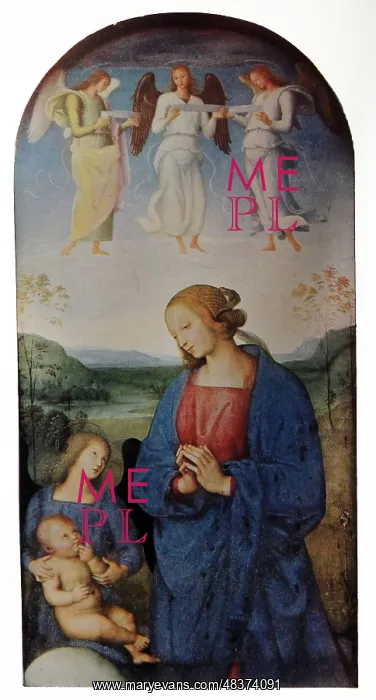 : The Virgin Adoring the Infant Child : The Virgin Adoring the Infant Child