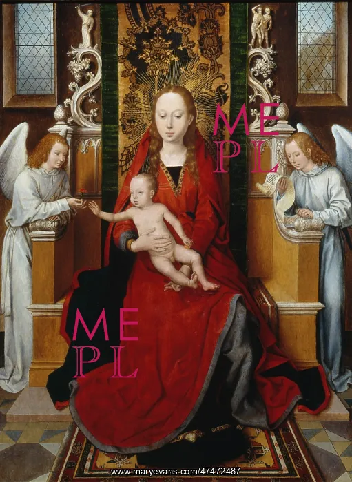 : Virgin and Child with Two Angels : Virgin and Child with Two Angels