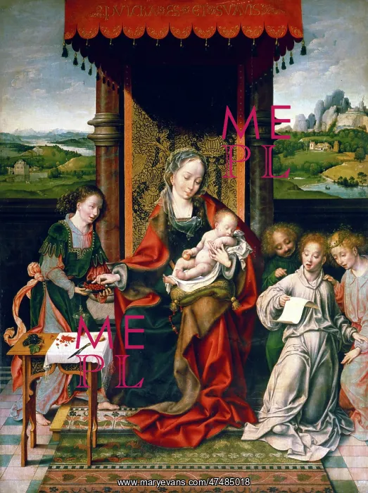 : Virgin and Child with Angels : Virgin and Child with Angels