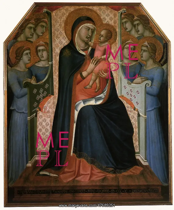  : The Virgin and Child with Angels
