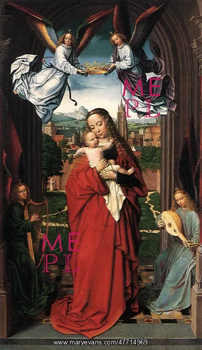  : Virgin and Child With Four Angels