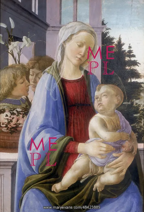 : The Virgin and Child with Angels also known : The Virgin and Child with Angels also known