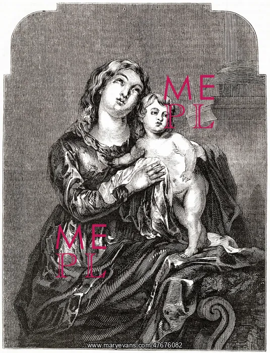: Virgin and Child, by Antony Van Dyck : Virgin and Child, by Antony Van Dyck