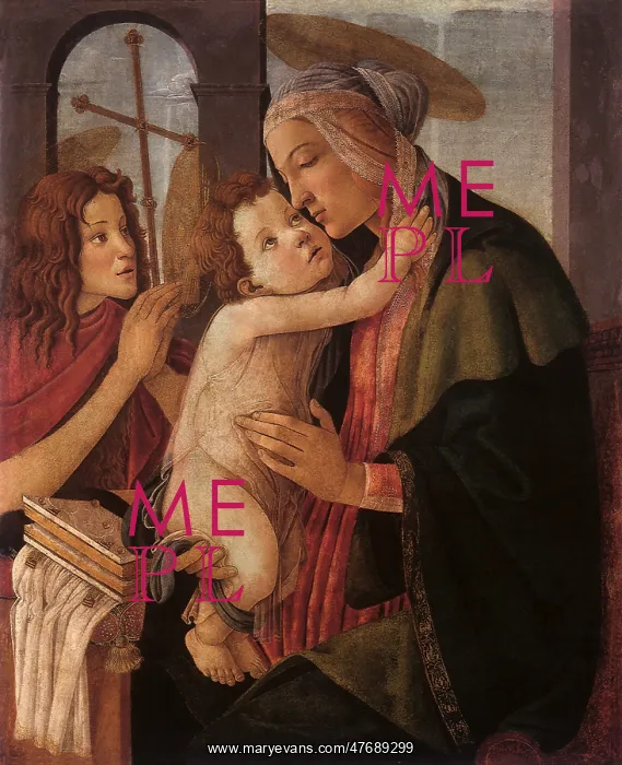  : The Virgin and Child, by Botticelli