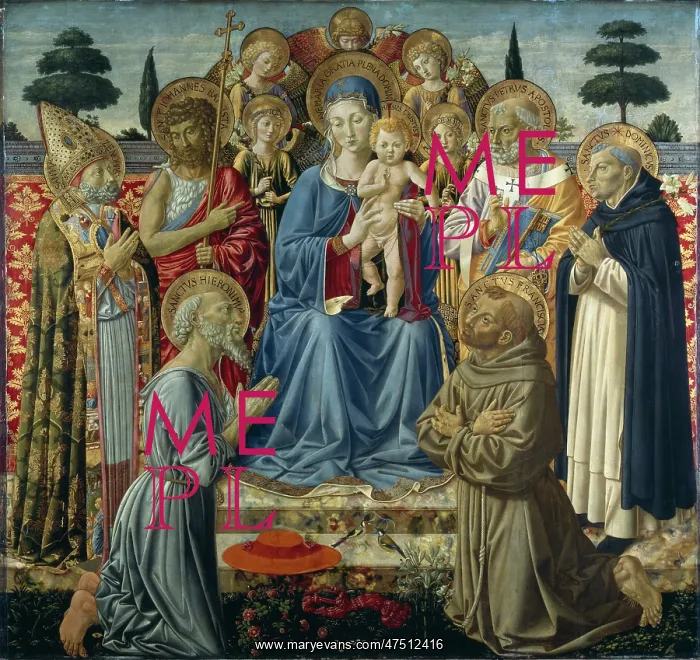 : Virgin and Child Enthroned : Virgin and Child Enthroned