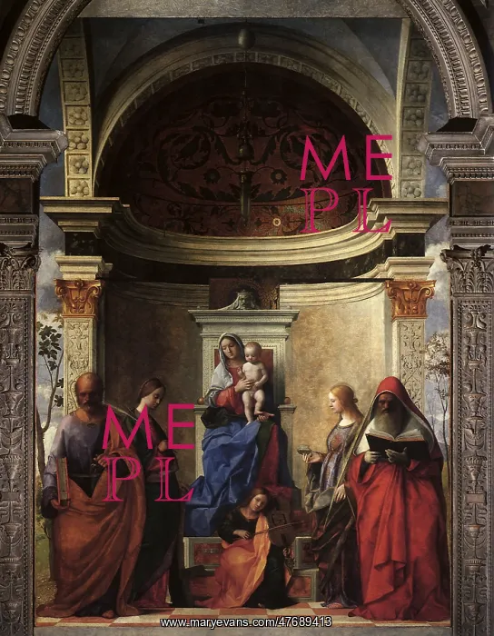  : The Virgin and Child Enthroned, by Bellini