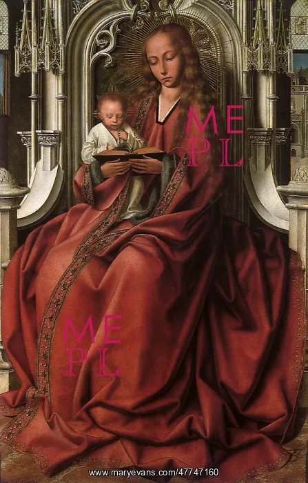 : The Virgin and Child Enthroned, by Quentin Massys : The Virgin and Child Enthroned, by Quentin Massys