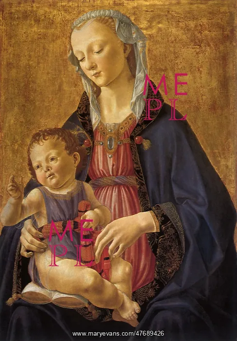  : The Virgin and Child, by Ghirlandaio