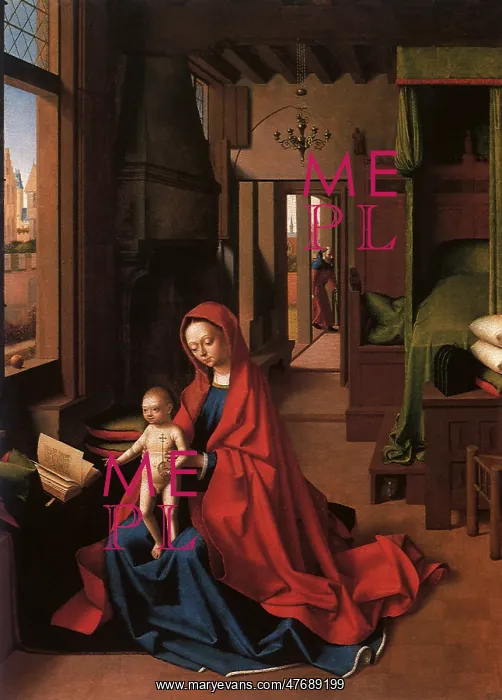  : Virgin and Child in a Gothic Interior