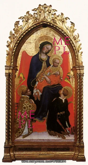 : Virgin and Child with Julian & Lawrence : Virgin and Child with Julian & Lawrence