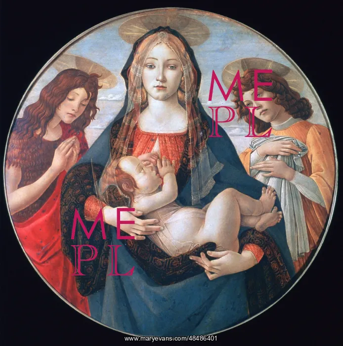 : The Virgin and Child with Saint John and an Angel : The Virgin and Child with Saint John and an Angel