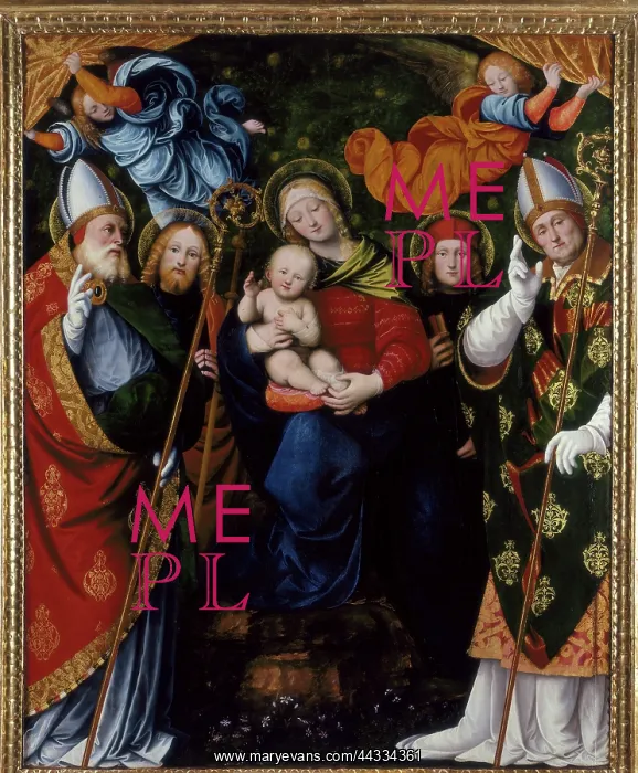 : Virgin and Child and Saints : Virgin and Child and Saints