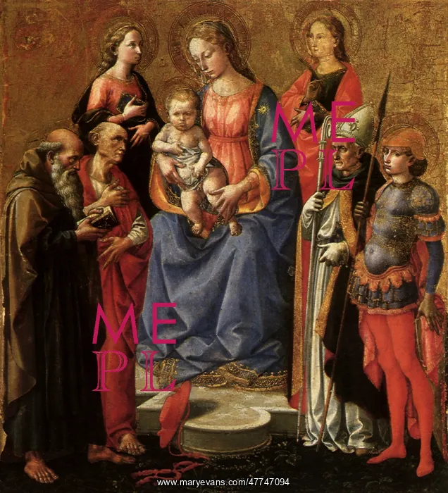 : Virgin and Child with Six Saints : Virgin and Child with Six Saints