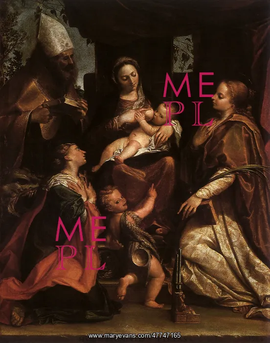 : The Virgin and Child with Saints, by Carracci : The Virgin and Child with Saints, by Carracci