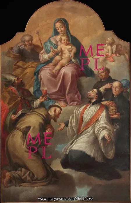 : Virgin and child with Saints by Carvalho, Museu : Virgin and child with Saints by Carvalho, Museu