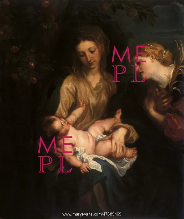  : Virgin and Child with St Catherine, by Van Dyck