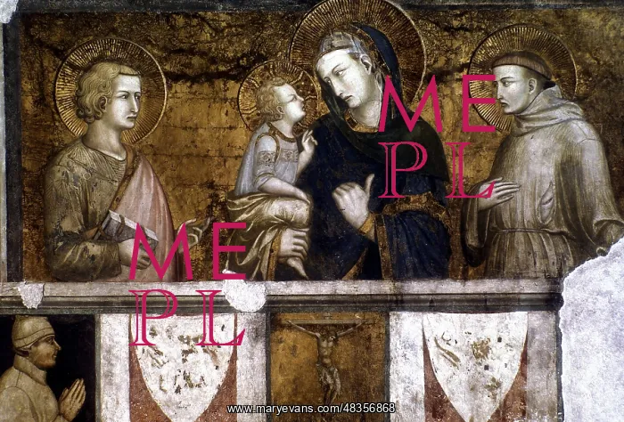 : Virgin and Child with St Francis and St John the : Virgin and Child with St Francis and St John the