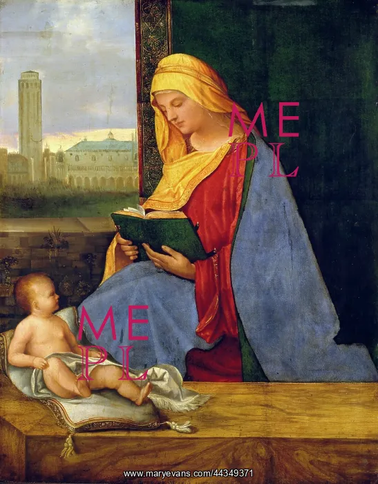 : The Virgin and Child with a View of Venice : The Virgin and Child with a View of Venice
