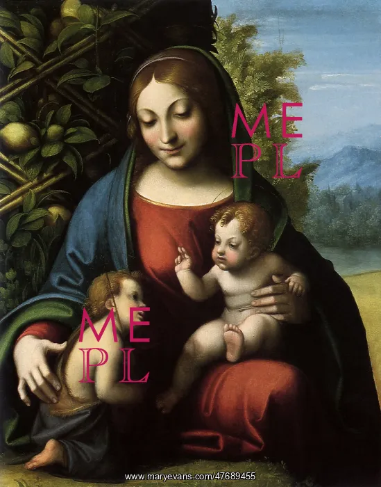 : Virgin and Child with the Young St John, by Correggio : Virgin and Child with the Young St John, by Correggio