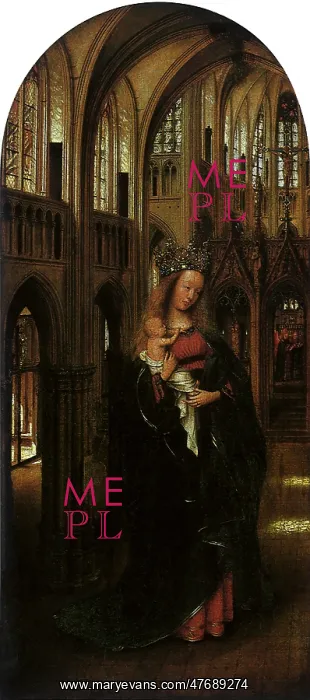  : The Virgin in a Church, by Jan van Eyck