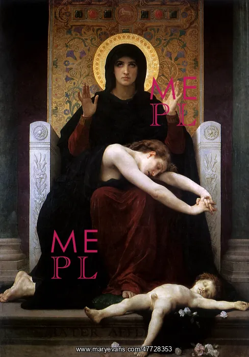 : Virgin of Consolation, by Bouguereau : Virgin of Consolation, by Bouguereau