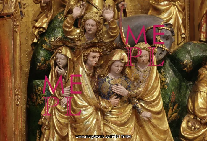 : Virgin, Crucifixion Altarpiece, Musee des Beaux-Arts : Virgin, Crucifixion Altarpiece, Musee des Beaux-Arts