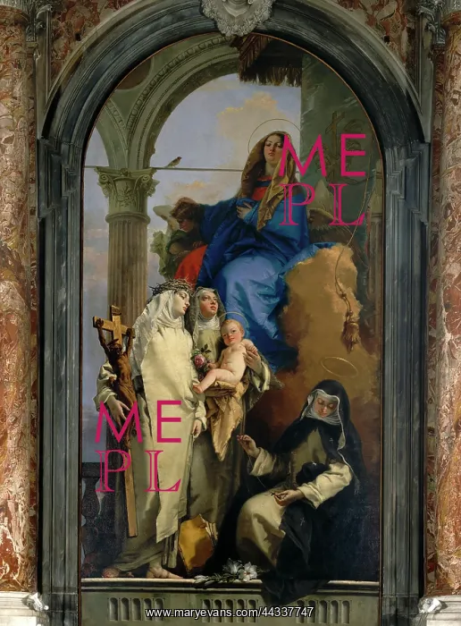 : Virgin with Dominican Saints : Virgin with Dominican Saints
