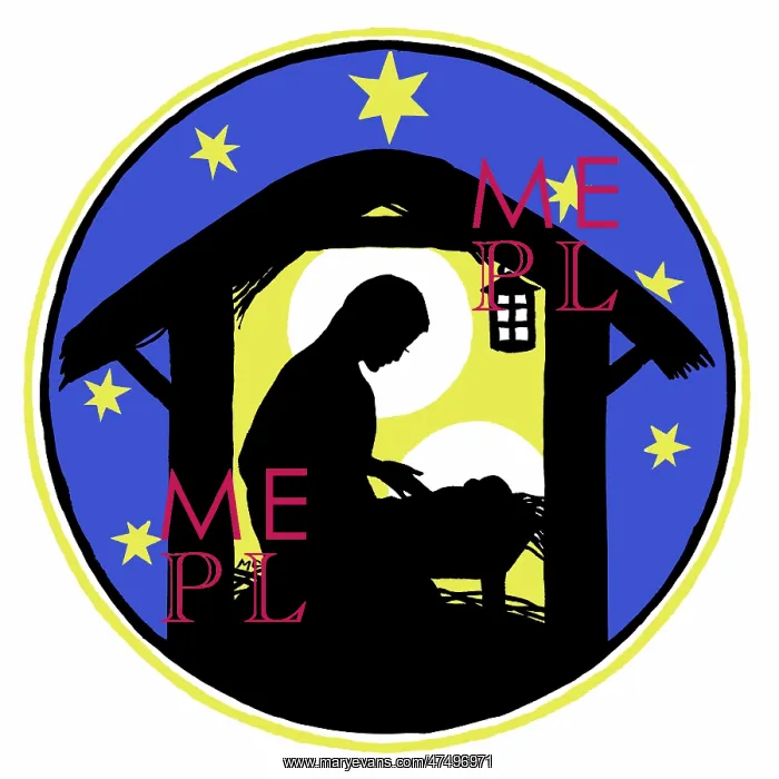 : Virgin Mary and Baby Jesus in the stable : Virgin Mary and Baby Jesus in the stable