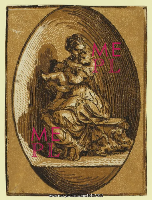  : The Virgin in an oval