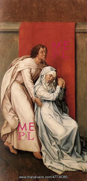 : Virgin and Saint John, by Rogier van der Weyden : Virgin and Saint John, by Rogier van der Weyden