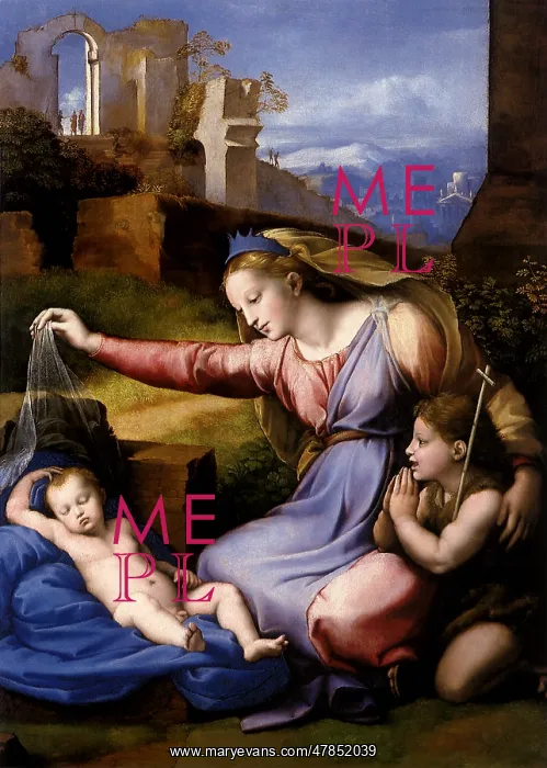 : The Virgin with the Veil, by Raphael : The Virgin with the Veil, by Raphael