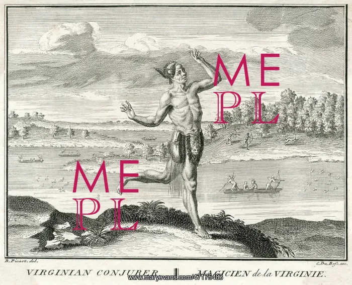  : A Virginian shaman, circa 1720