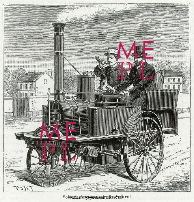 : Virot's Steam Carriage : Virot's Steam Carriage