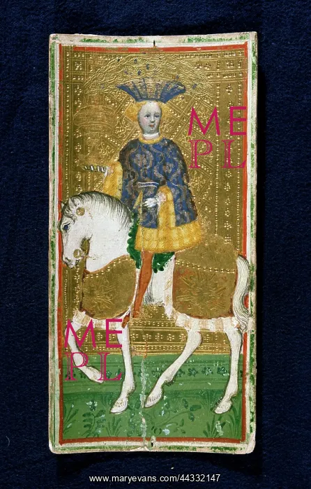 : The Visconti tarot deck: Knight : The Visconti tarot deck: Knight