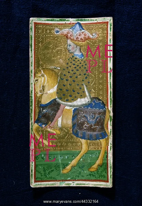 : The Visconti tarot deck: Knight : The Visconti tarot deck: Knight