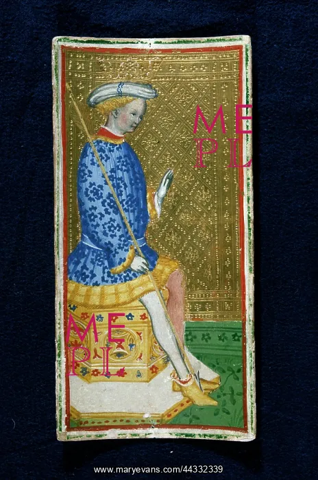 : The Visconti tarot deck: Knight : The Visconti tarot deck: Knight
