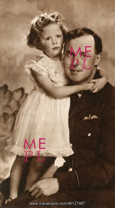 : Viscount Clive and his daughter Davina : Viscount Clive and his daughter Davina