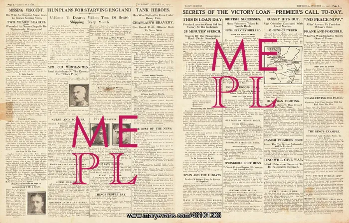 : Viscount Stewart Missing and David Lloyd George : Viscount Stewart Missing and David Lloyd George