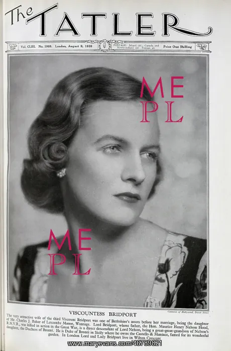 : Viscountess Bridport : Viscountess Bridport