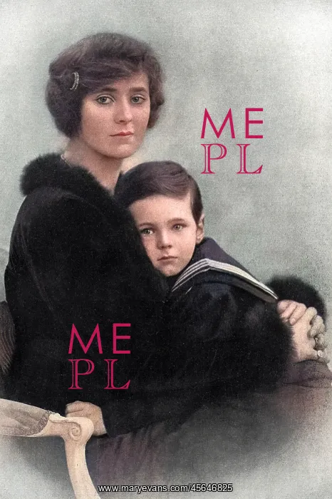 : Viscountess Curzon and her son : Viscountess Curzon and her son