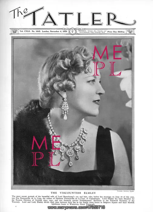: Viscountess Elmley : Viscountess Elmley