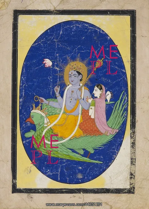: Vishnu with consort on Garuda : Vishnu with consort on Garuda