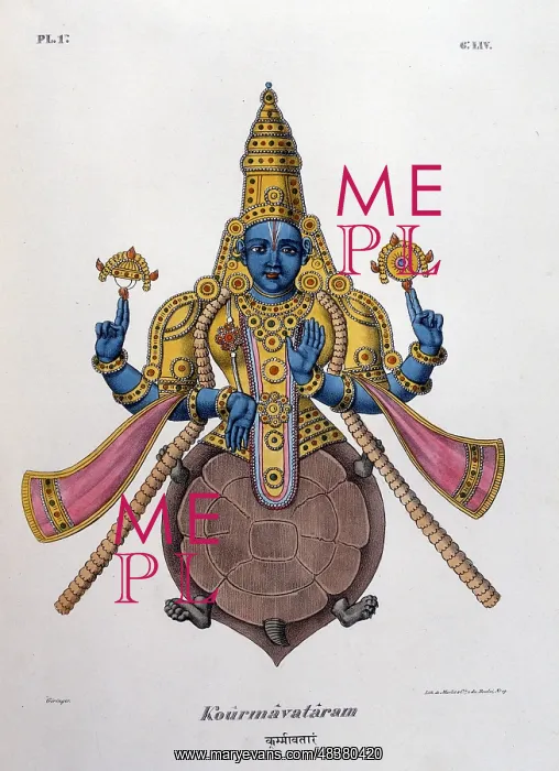 : Vishnu one of the gods of the Hindu trinity (trimurti) : Vishnu one of the gods of the Hindu trinity (trimurti)