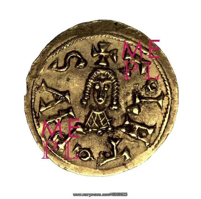  : Visigithic gold coin of Reccared. Minted in Toledo