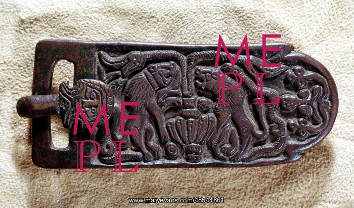 : Visigothic art. Metal brooch : Visigothic art. Metal brooch