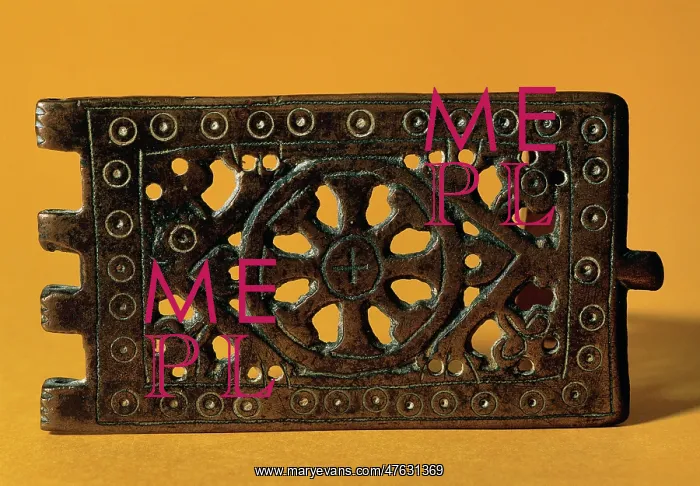 : Visigothic buckle of copper. Probably from Burgos : Visigothic buckle of copper. Probably from Burgos